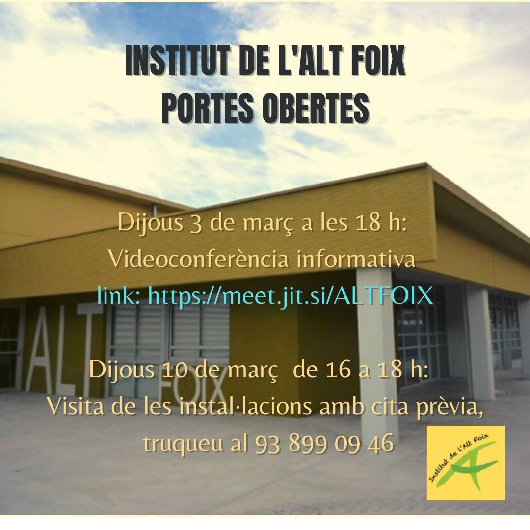 Portes obertes Institut