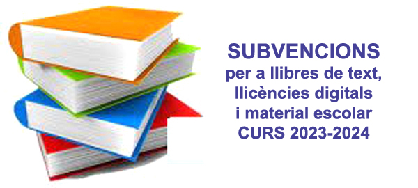 subvenció llibres 2023-2024