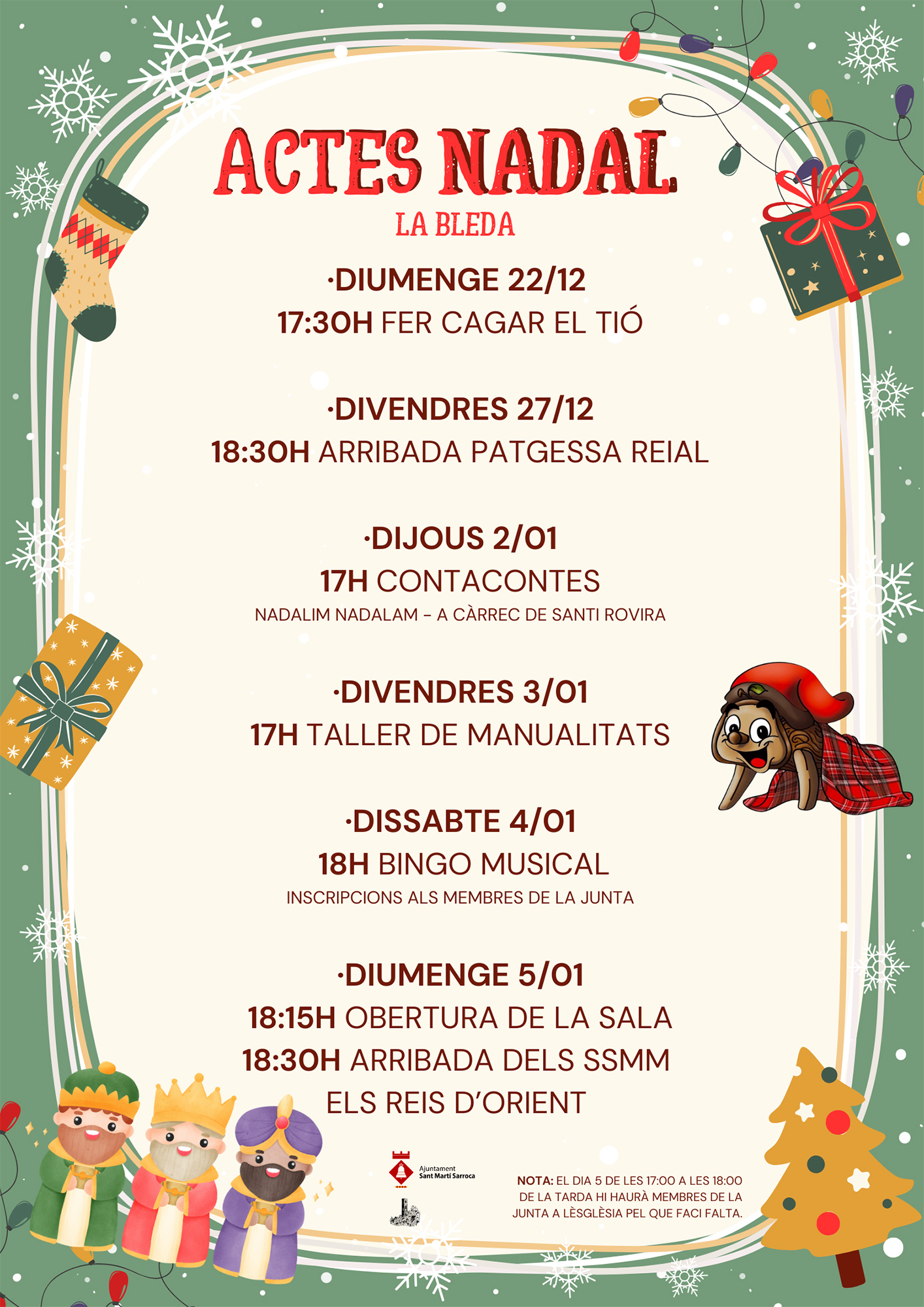 Festes de Nadal a La Bleda