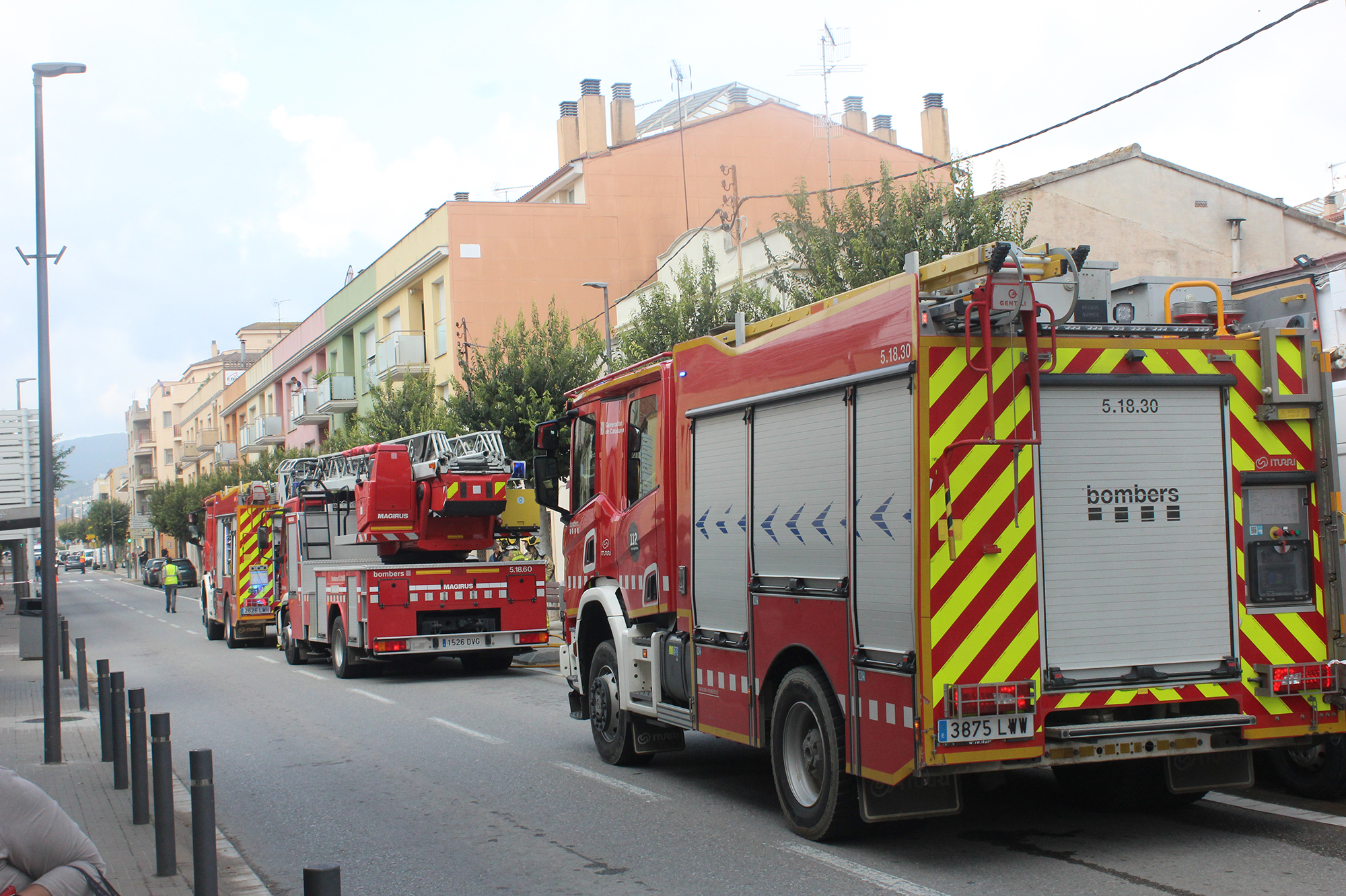 Incendi Avinguda Anselm Clavé (2)