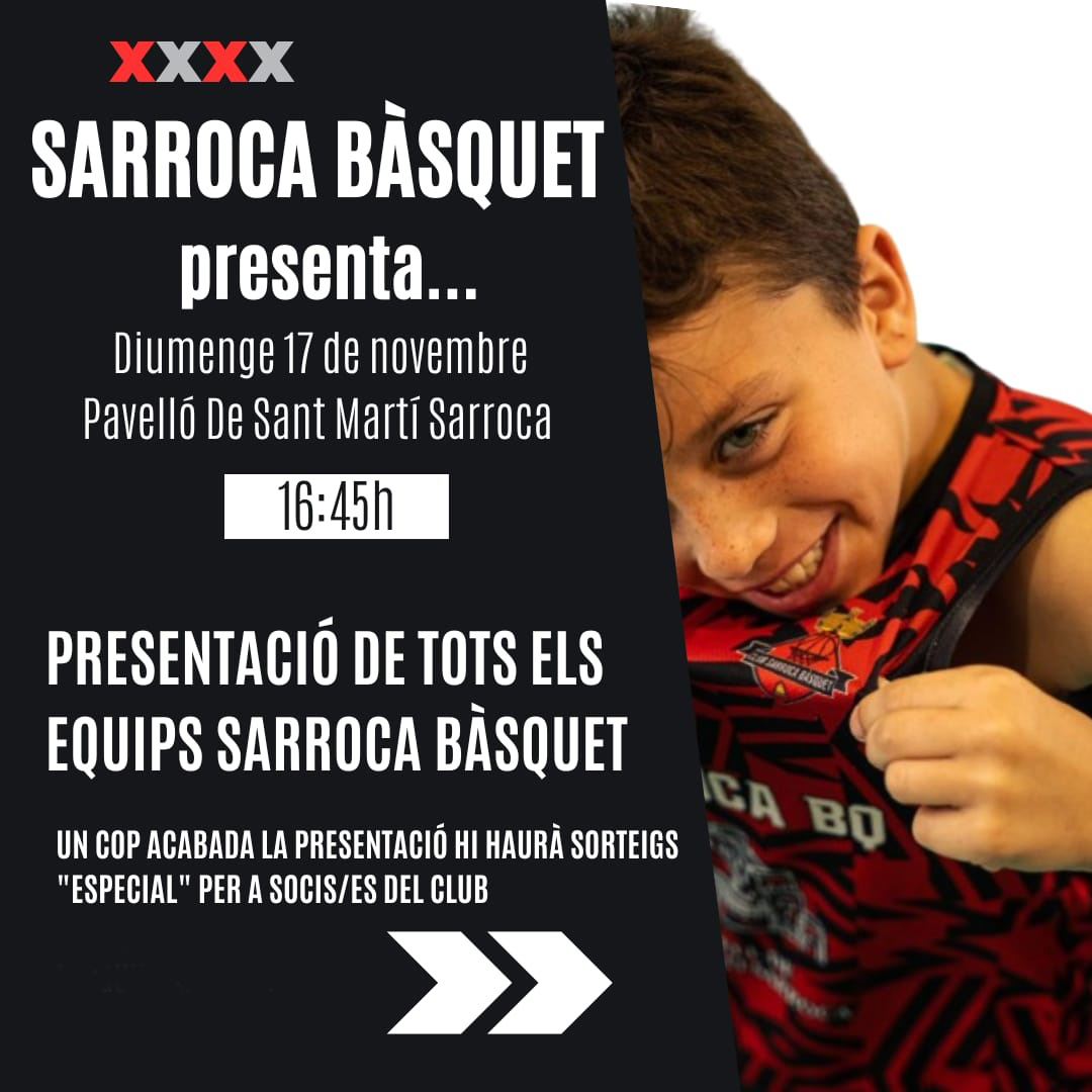 presentació Sarroca Bàsquet