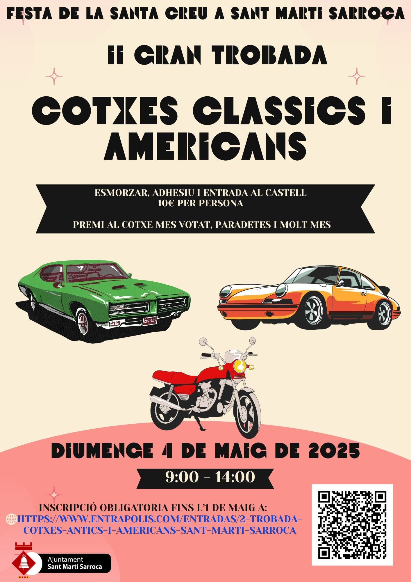 cartell cotxes clàssics i americans